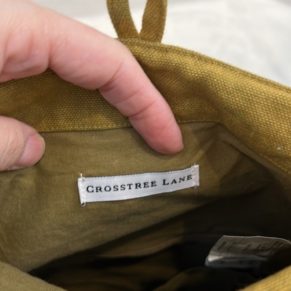 Crosstree lane cotton purse with twisted crossbody strap very boho - Picture 7 of 16